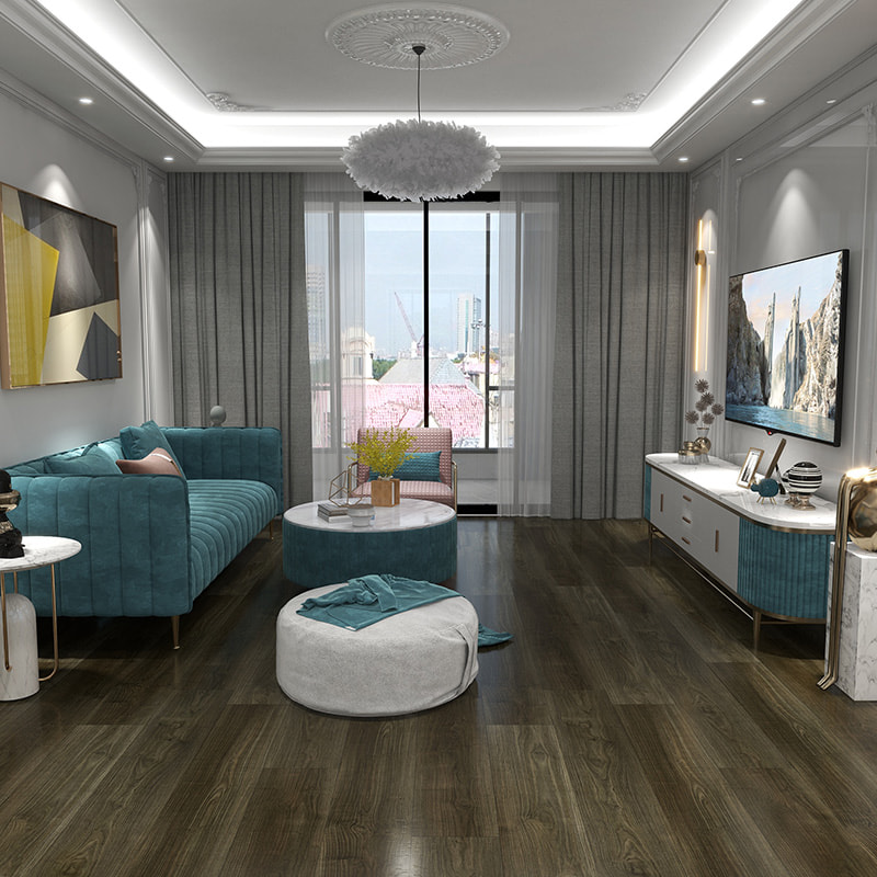 Valnøddesign dekorativ film